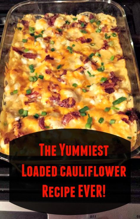 Keto Thanksgiving, Loaded Cauliflower, Keto Casserole, Cauliflower Recipe, Thanksgiving Recipes Side Dishes, Low Carb Diets, Low Carb Sides, Low Carb Side Dishes, Keto Side Dishes