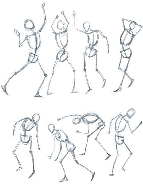 Drawing Exercises for Beginners: Challenging Enough to Get You Started! | The Art and Beyond Simple Anatomy Drawing, Simple Human Drawing, Body Drawing Guide, Action Gesture, Anatomy Guide, Action Drawing, Drawing Classic, Gesture Drawings, Body Images