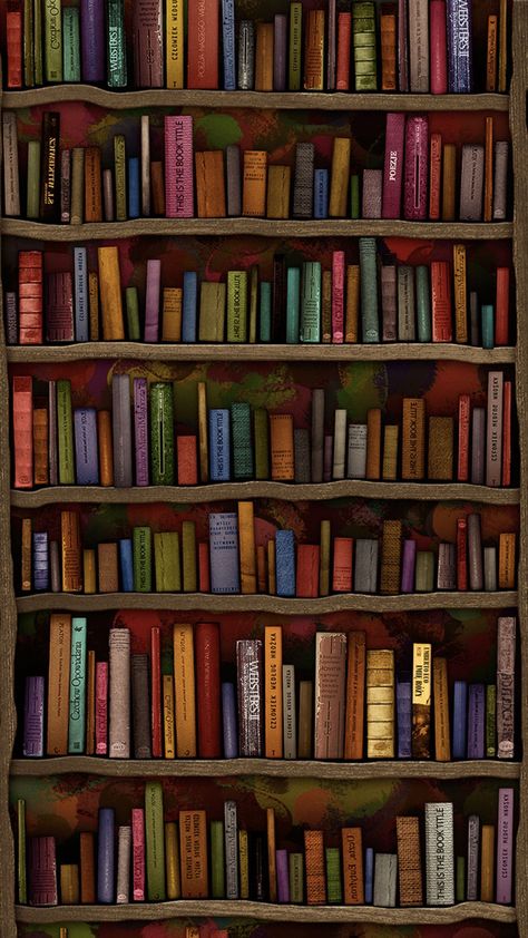 Bookshelves, Bookcase, Wallpapers, Iphone, Books