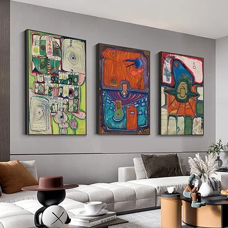 【Abstract Wall Art Size】 Canvas Wall Art Set Size:16 inch x 24 inch(40x60cmx3pcs). Minimalist abstract wall art prints are perfect for housewarming gifts or as wall decorations for living room, bedroom, bathroom, dressing room, kids bedroom, guest room, art room, staircase hallway, etc. Staircase Hallway, Female Image, Simple Abstract, Modern Art Paintings Abstract, Minimalist Posters, Bedroom Guest, Abstract Minimalist, Colorful Background, Abstract Canvas Wall Art