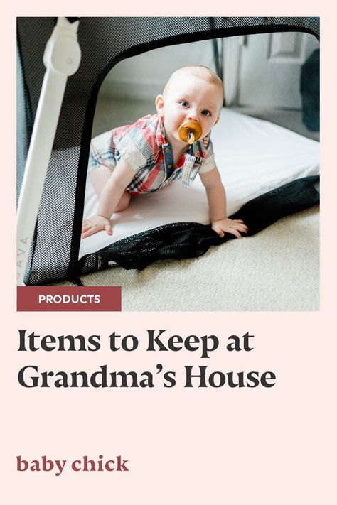 Save your sanity and go ahead and keep some things at your mom's house. Check out our must-have items to keep at Grandma's house! #grandmashouse #grandparentshouse #grandma #grandparents Grandma’s House Nursery, Nursery At Grandparents House, Granddaughter Room At Grandmas, Grandma's Nursery Ideas, Grandchild Room At Grandmas, Grandma Nursery Ideas, Baby Room At Grandmas House, Kids Room At Grandmas House, Nursery At Grandmas House Ideas