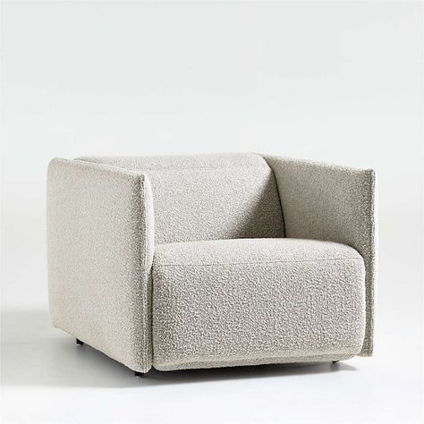 Modern Recliner Chairs, Stylish Recliners, Contemporary Recliners, Modern Recliner, Power Recliner Chair, Swivel Chair Living Room, Crate Barrel, Power Reclining Sofa, Basement Design