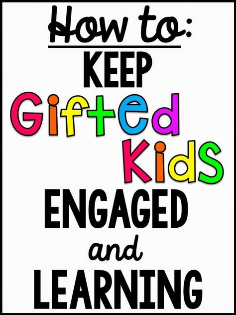 Student Teaching Gifts, Gifted Students, Gifted Children, Gifted And Talented, Differentiated Instruction, Education Level, Gifted Education, Writing Blog Posts, Project Based Learning