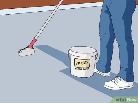 How To Paint A Basement Floor, Basement Floor Colors Paint Concrete, Painted Basement Floor Ideas, Paint Basement Floor, Painted Basement Floor, Polyurethane Over Paint, Basement Floor Paint, Painting Over Tiles, Painting Basement Floors