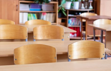 Study Table And Chair, Classroom Desk, School Tables, Classroom Tables, Wooden Table And Chairs, School Break, School Chairs, School Desk, Flower School