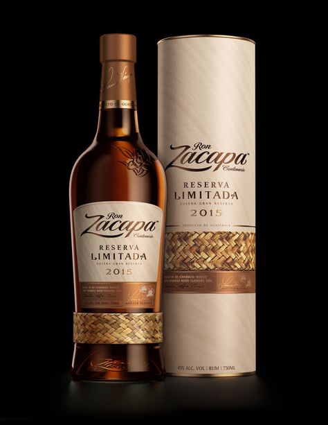 Ron Zacapa launches limited edition Reserva Limitada 2015 - Harpers Wine & Spirit Trade News Mezcal Drinks, Rum Liquor, Wine Bottle Label Design, Drinking Design, Whisky Drinks, Rum Bottle, Bottle Label Design, Blended Scotch Whisky, Cigars And Whiskey