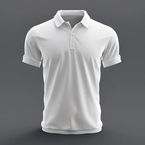 Customizable white polo shirt mockup | premium image by rawpixel.com / fon Polo Shirt Mockup, Mens Plain T Shirts, Apparel Mockup, Plain Polo Shirts, Plain T Shirts, Mockup Downloads, White Polo Shirt, Polo Shirt White, Clothing Mockup