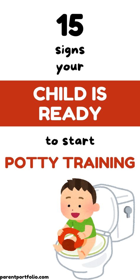 Learn the 15 signs your child is ready to start potty training! Identify key indicators that show it's time to transition from diapers. Perfect for parents looking for guidance. Check out these signs and start your potty training journey today! Night Potty Training, Potty Training Incentives, Potty Training Age, Boys Potty, Potty Training Girls, Potty Training Boys, Toddler Potty Training, Starting Potty Training, Boy Sign