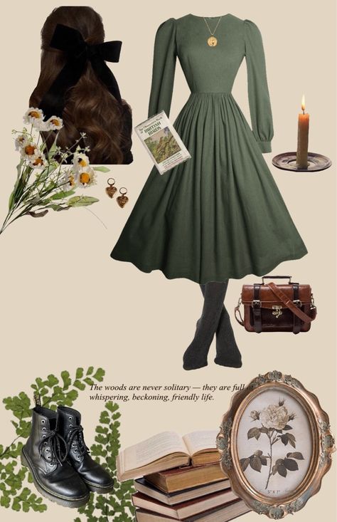 Anne With An E Fashion Aesthetic, Anne With An E Wardrobe, 1800 Inspired Outfit, Outfits Inspired By Enola Holmes, Anne With An E Accessories, Anne With An E Dress Aesthetic, Anne Shirley Inspired Outfits, Enola Holmes Clothing Style, Anne Of Green Gables Outfit Inspiration