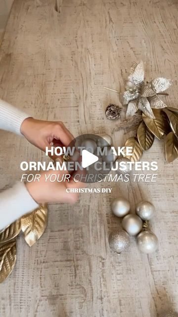 Paola Medina on Instagram: "Comment “SHOP” for links to my top and Viral Christmas decor picks!

These clusters are one of my must-haves when I decorate my trees.

✨Each cluster is made out of 10ct ornaments to make your tree look fuller! I use about 10 clusters total for my 7.5’ Christmas tree 🎄 but you could definitely add more than that!

Steps:
1. Thread one ornament with twine or curling ribbon and tie.
2. Thread 2 round ornaments on each side of your twine ends for a total of 4 and tie again.
3. Repeat step 2 and tie.
4. Add another ornament and tie.
5. Tie again to add a hanging loop.

Christmas decor ideas, diy Christmas decor
Christmas ornament clusters
Christmas tree decor ideas
Christmas decoration tutorial" Christmas Tree Ornament Clusters, Cluster Ornaments On Tree, Christmas Ornament Clusters, Ornament Clusters On Tree, Ornament Clusters, Ideas Christmas Decoration, Christmas Tree Decor Ideas, Tree Decor Ideas, M Craft