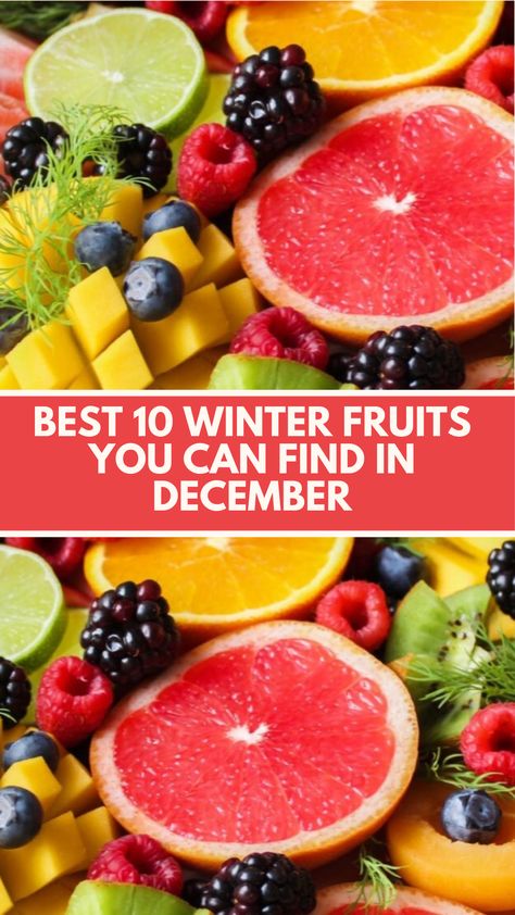 As winter arrives, fresh fruits may seem scarce, but December offers a delightful variety. From citrus to pomegranates, these seasonal fruits are not only delicious but also packed with nutrients. Discover the best 10 winter fruits to enjoy this month. Fruit By Season, Seasonal Fruit, Winter Fruits, Winter Fruits In Season, Persimmon Pudding, Rosemary Roasted Chicken, Winter Fruit Salad, Honey Lime Dressing, Winter Fruit