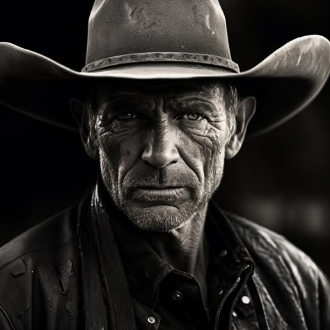 Old Cowboy Photography, Cowboy Side Profile, Cowboy Portrait Photography, 2025 Pic, Cowboy Reference, Cowboy Portrait, Man Photoshoot, Cowboy Photography, Old Cowboy