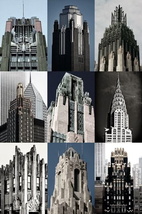 American Radiator Building, Art Deco City, Neo Art Deco, Art Deco Sculpture, Art Deco Movement, Art Deco Buildings, Chrysler Building, Deco Architecture, Art Deco Architecture