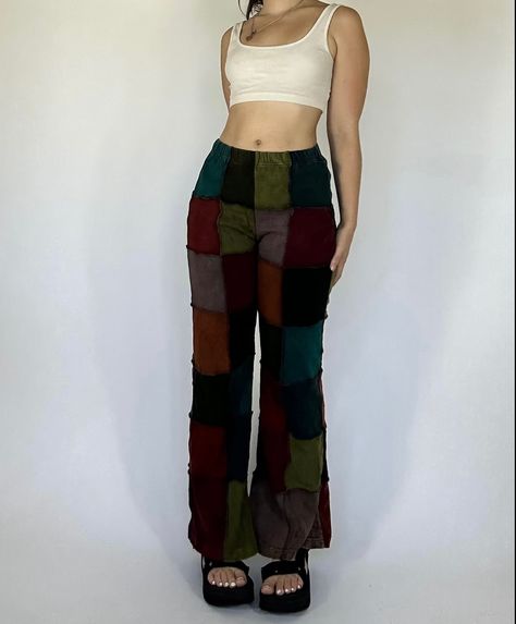 Embrace the free spirit in you with our vibrant patchwork skirts and pants! 🌼🌈 Use code “18” for 18% off your order this weekend only! .⁣ .⁣ .⁣ .⁣ .⁣ #bohemianstyle #bohochic #hippie #hippieart #hippiechic #hippiechick #hippieclothes #hippieclothing #hippiefashion #hippiegirl #boho #hippiehome #hippielifestyle #edc #hippies #hippiespirit #hippiespirits #hippiestyle #hippiesunflower #hippievibes #magic #meditation #pagan #slowfashion #wicca #witch #witchcraft #festival #rave #bohemian Atla Outfits, Hippie Trousers, Planned Outfits, Sewing Tattoos, Boho Whimsical, Patchwork Pants, I Want U, Blue Period, Hippie Pants