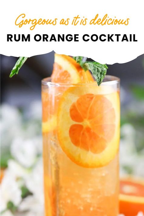 Boozy Coffee Drinks, Bitters Cocktail Recipes, Orange Crush Drink, Orange Crush Cocktail, Alcoholic Coffee Drinks, Alcoholic Coffee, Cocktails Classic, Good Rum, Orange Cocktail