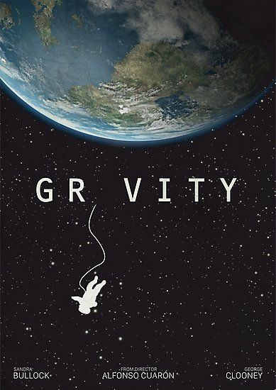 Gravity Poster, Gravity Movie, Nasa Illustration, Gravity 2013, Movie Poster Photoshop, Printable Wall Collage, Nasa Poster, Space Movies, Nasa Astronaut