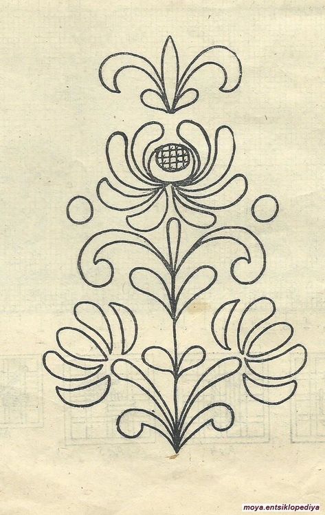 Russian Embroidery Patterns, Bavarian Embroidery, Folk Embroidery Patterns, Folklore Embroidery, Folklore Pattern, Folk Art Patterns, Fleurs Art Nouveau, Line Tattoo Ideas, Wrist Tattoo Designs