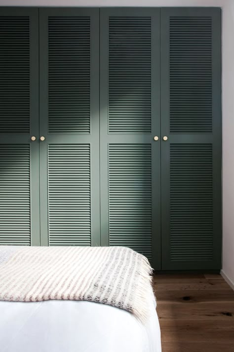 Bathroom Decor Modern Luxury, Green Closet, Classy Rooms, Bedroom Decor For Couples, Bathroom Decor Luxury, Muted Green, Diy Bathroom Decor, Wardrobe Doors, Closet Designs