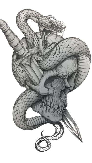 Snake Tattoo, A Drawing, Pencil Drawing, Skeleton, Tattoo Ideas, Pencil, Human, Tattoos