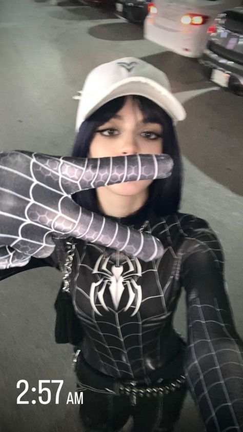 Black Spiderman Costume, Spiderman Girl, Spiderman Outfit, Spider Women, Spiderman Suits, Spiderman Costume, Spider Girl, Halloween Costume Outfits, Spider Woman