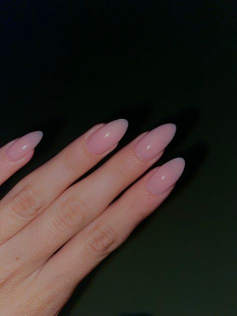 Pinky Nude Nails Almond, Chubby Hands Nails, Pinky Nude Nails, Simple Nude Nails, It Girl Nails, Deleted Pins, Neutral Nails Acrylic, Soft Pink Nails, Makeup Things