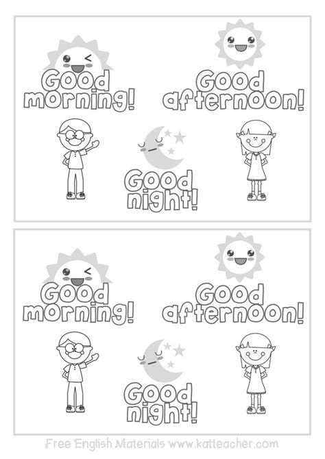 Download Good Morning Afternoon Evening Night Greeting Teach English To Kids, English Activities For Kids, Morning Activities, English Worksheets For Kids, Kids English, English For Kids, English Classroom, English Language Teaching, English Lessons For Kids