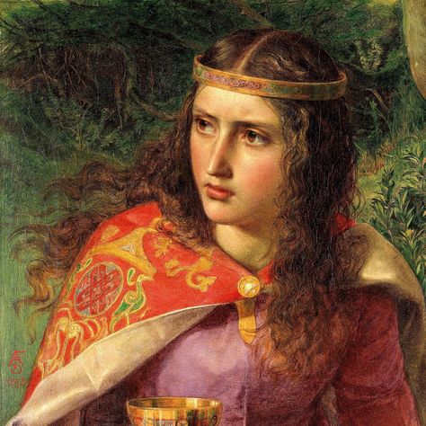 Ruler of two nations, mother to kings and queens, leader of a crusade: Eleanor of Aquitaine was a savvy power player in medieval France and England. Frederick Sandys, Queen Eleanor, Louis And Eleanor, Courtly Love, Medieval France, Eleanor Of Aquitaine, Pre Raphaelite Art, Istoria Artei, John Everett Millais