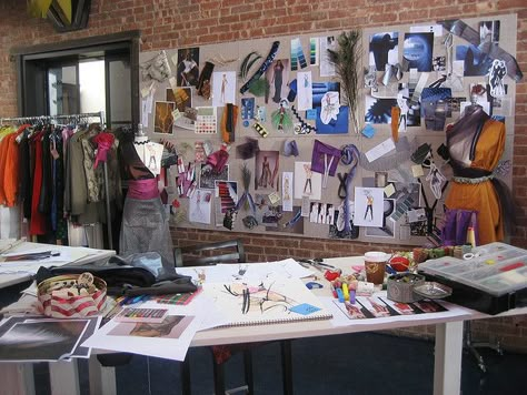 Fashion Designer's Studio by ipek_celik, via Flickr Fashion Design Studio Workspaces, Fashion Design Inspiration Board, Fashion Design Studio, Design Studio Workspace, Atelier Design, Studio Workspace, Fashion Dream Job, Fashion Designer Studio, Designer Studio