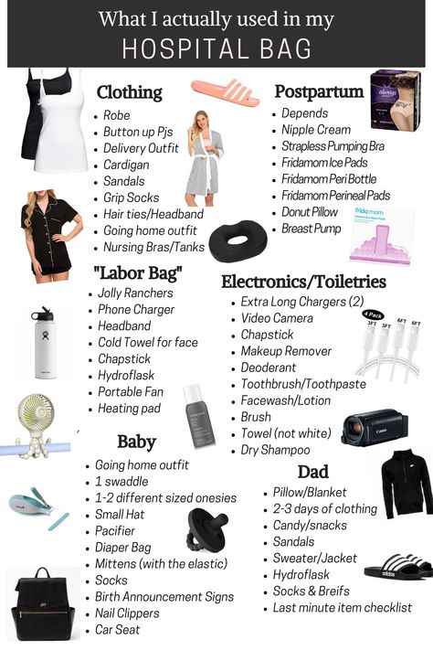 Newborn Hospital Bag Packing Lists, What To Put In A Hospital Bag, Post Partum Care Checklist, Hospital Essentials For Mom, Must Have Hospital Bag New Moms, Mommy To Be Hospital Bag, Hospital List For Mom To Be, Birthing Bag For Hospital, Hospital Checklist For Baby