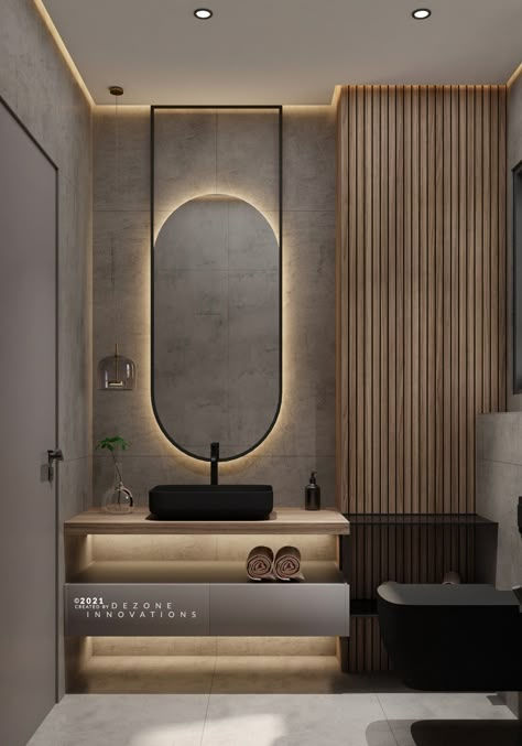 Sink Mirror, Toilet And Bathroom Design, Washbasin Design, Bathroom Inspiration Modern, Washroom Design, Bathroom Design Decor, Toilet Design, Sink Design, Bathroom Inspiration Decor