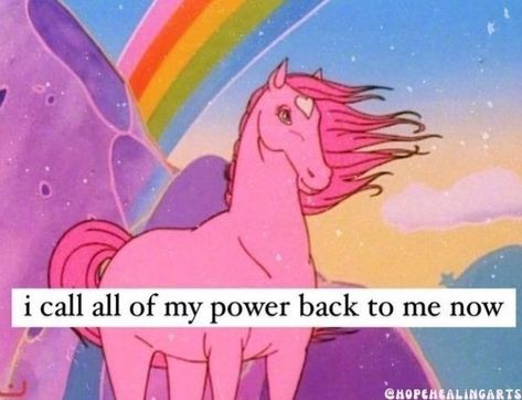 Mindset Matters, Pink Horse, Power Back, Healing Affirmations, Rainbow Brite, My Power, Self Love Affirmations, Positive Self Affirmations, Love Affirmations