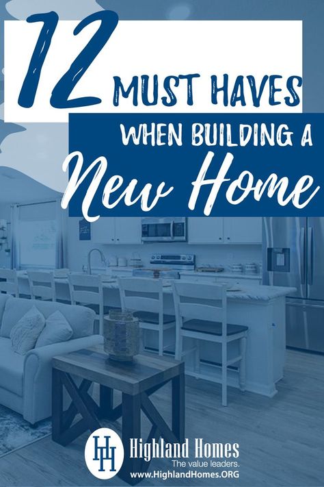 Things To Add To Your New Build, Best New House Features, House Design Must Haves, New Build House Must Haves, Best House Features, Neat House Ideas, Convenient Home Features, Custom Built Home Must Haves, Must Haves For Building A New House