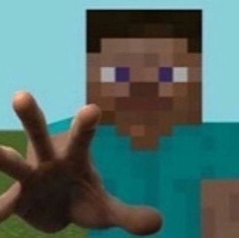 Square Fingernails, Cursed Minecraft Images, Cursed Minecraft, Give Me Your Phone, Minecraft Images, Ironic Memes, Cursed Image, Minecraft Steve, Bad Memes