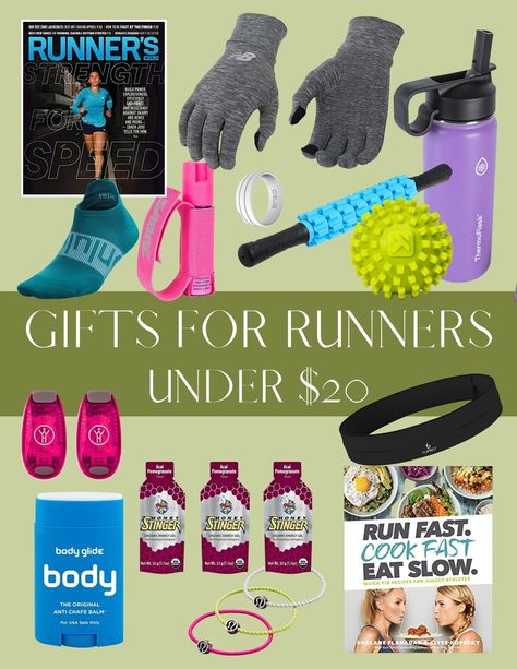 Here are my top gift ideas for runners under $20. Gift For Runner Women, Runners Basket Gift, Running Gifts For Women, Runner Gift Basket, Gifts For Runners Men, Running Gift Basket, Runners Gift Basket, Runner Gift Ideas, Good Running Shoes