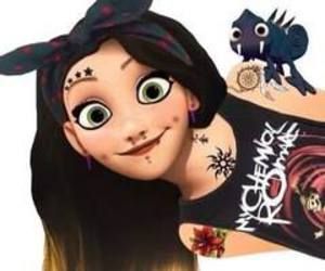 Disney Punk Edits, Punk Disney Characters, Gothic Disney Princesses, Disney Gone Bad, Gothic Disney, Emo Disney, Punk Edits, Goth Disney, Disney Punk