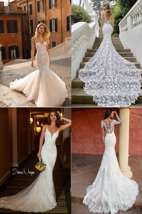 Elegant Mermaid Wedding Dresses Sweetheart Lace Appliques Trumpet Bride Dresses Long Train Fish Tail Princess Bridal Gowns Actual SweetheartSleeve SleevelessWedding Dress Chapel Fish Tail Wedding Dress Lace, Fish Tail Dress Wedding, Fish Tail Wedding Gown, Fish Wedding Dress, Mermaid Tail Wedding Dress, Elegant Wedding Dress Mermaid, Fish Tail Dress, Wedding Dress Sewing Patterns, Wedding Dress Sewing