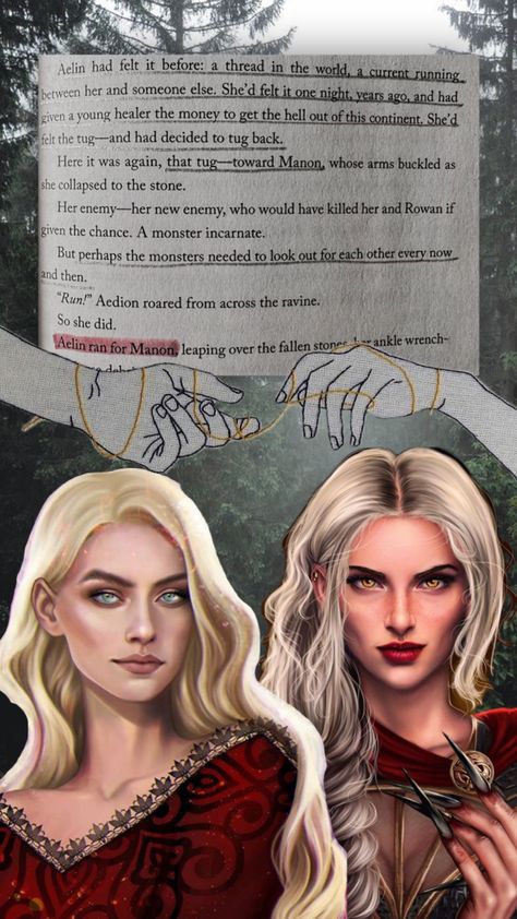 Aelin & Manon (Queen of Shadows) Queen Of Shadows Fanart, Throne Of Glass Wallpaper, Throne Of Glass Fan Art, Heir Of Fire, Queen Of Shadows, Throne Of Glass Fanart, Celaena Sardothien, Sjm Universe, Throne Of Glass Books