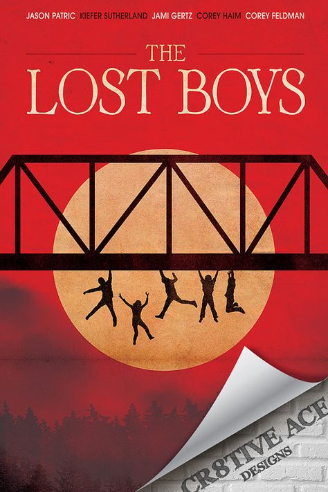 Lost Boys Tattoo, Lost Boys Movie, The Lost Boys 1987, Travel 2024, London Boy, Boys Posters, The Lost Boys, Vampire Movies, Polaroid Poster