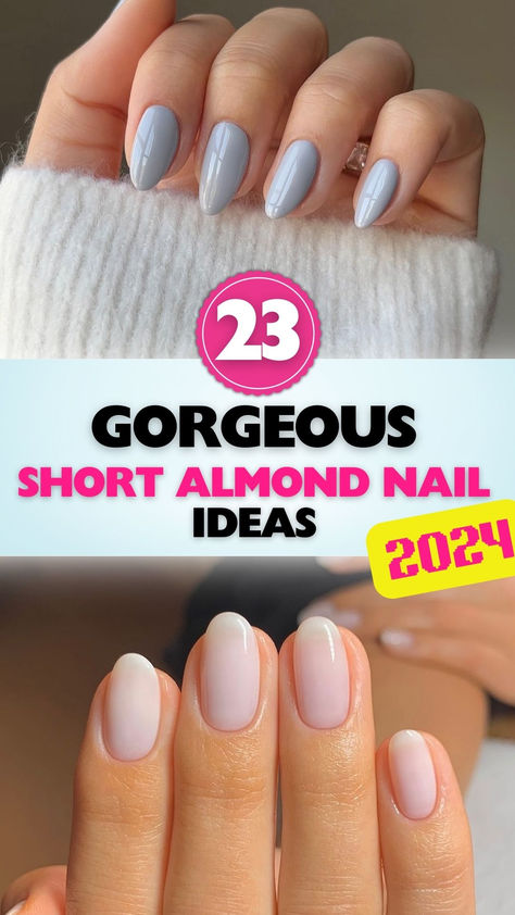 Discover the elegance of chic short almond nails. These stylish designs are perfect for any occasion, offering a blend of sophistication and simplicity. Nails Gel Natural Classy, Minimalist Almond Nails Designs, Short Nails For Short Fingers, Super Short Oval Nails Acrylic, Short Oval Gel X Nails, Short Boomer Nails, Short Almond Nails Neutral Color, Nail Almond Summer, Short Nails For Wedding Guest