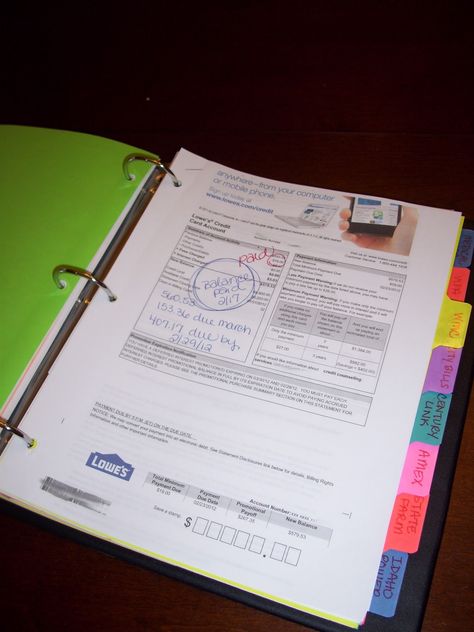 She Who Makes...: She Organizes: Bills Binder Paying Bills Organizer Ideas, Bills Organization Ideas, Bills And Budget Organizer, Pay Bills Organizer, How To Get A Month Ahead On Bills, Home Finance And Bill Organizer, Bill Binder, Financial Peace University, Receipt Organization