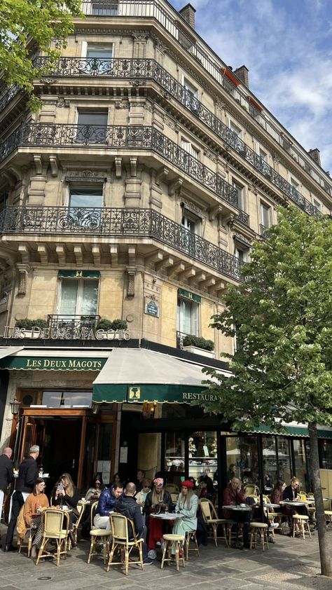 Paris Cottage, Les Deux Magots, Paris Chateau, Paris Dream, Take A Walk, In The Meantime, Saint Germain, Coffee Shops, French Style