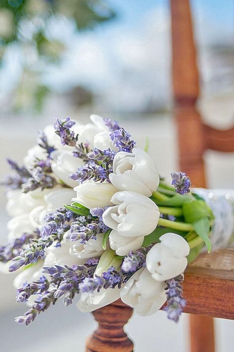 Beautiful Tulip Wedding Bouquet Ideas: 35 Best Pictures ... #weddingbouquet #wedding Lavender Wedding Bouquet, Tulip Wedding, Lavender Bouquet, Tulip Bouquet, Diy Wedding Bouquet, White Tulips, Lavender Wedding, Bouquet Of Flowers, Wedding Mood