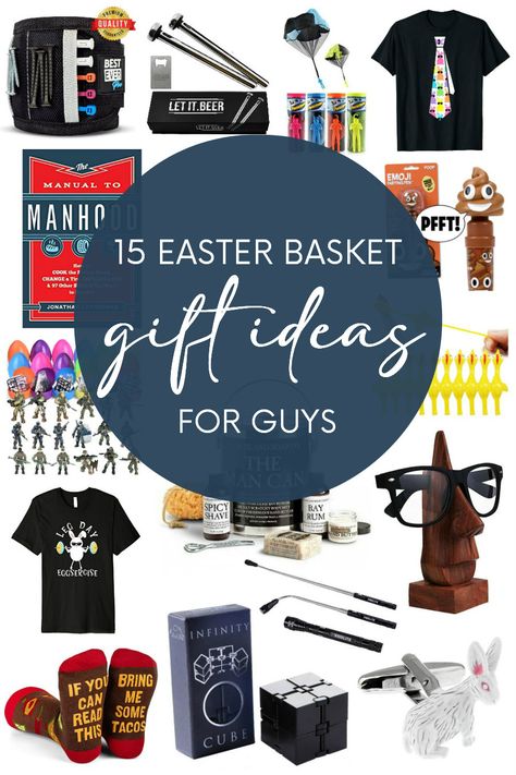 Adult Man Easter Basket Ideas, Guys Easter Basket Ideas, College Boy Easter Basket Ideas, Easter Gifts For Adults Men, Easter Basket Men, Easter Basket Ideas For Adults Guys, Easter Basket For Adults Men, Adult Easter Basket For Him, Guy Easter Basket