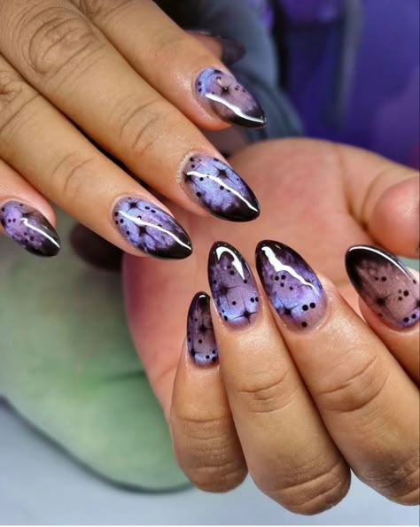 Unghie Nail Art, Witchy Nails, Gothic Nails, Goth Nails, Her Nails, Black Nail, Nails And Makeup, Funky Nails, Dream Nails