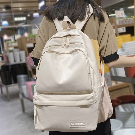 College Backpack Women, College Bags For Girls, Kawaii Laptop, Birth Pictures, Stylish School Bags, Girl Cool, London Bags, Backpack For Teens, Backpack Material