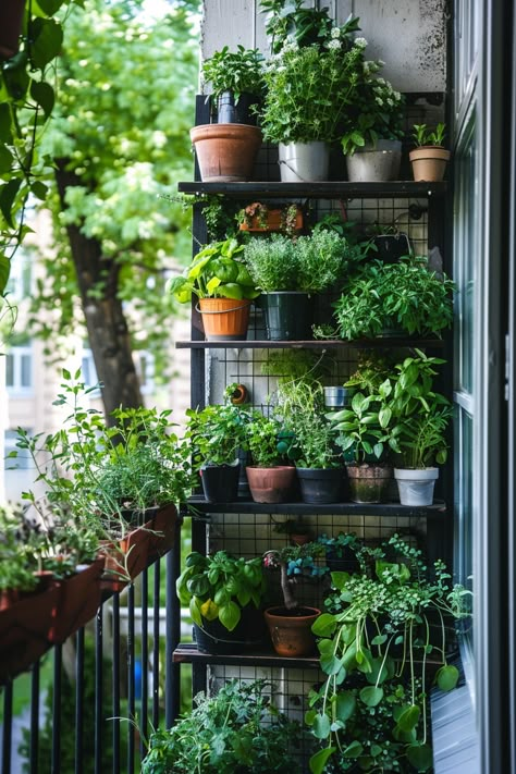 Small Balcony Garden Design Ideas: Create Your Urban Oasis - Quiet Minimal Balcony Garden Design, Small Balcony Garden, Urban Oasis, Garden Design Ideas, Small Balcony, Water Feature, Balcony Garden, Water Features, Balcony