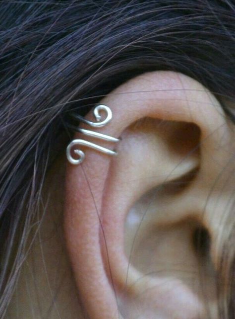 Ear Cuff Diy, Carcase Iphone, Cuffs Diy, Ear Ring, Wire Jewelry Designs, Wrap Jewelry, Diy Wire Jewelry, Dope Jewelry, Handmade Wire Jewelry