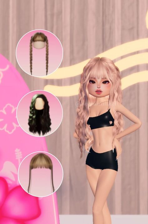 Here Are Some Of My Handmade Dresses For Dolls (5 Pics) Hacks In Dress To Impress, Dti Outfits Hair Combos, Dress To Impress Ideas Hair, Hair Hack Dress To Impress, Dti Outfit Hacks Hair, Hair Ideas Dress To Impress, Dress To Impress Hair Codes, Dti Hacks Hair, Hair Hacks Dress To Impress