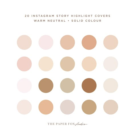 Warm Neutral Palette Instagram Story Highlight Covers, Neutral Color Palette Instagram Aesthetic, Minimalist Solid Colors Social Icons, 9001 Color Palette Instagram, Instagram Story Highlight Covers, Instagram Story Highlight, Green Colour Palette, Palette Design, Aesthetic Minimalist, Social Icons, Blue Colour Palette, Color Palette Design