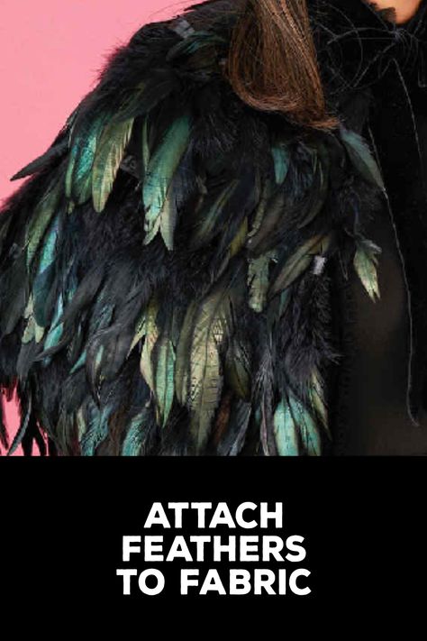 How to Attach Feathers to Fabric Diy Feathers How To Make, Feather Art Diy, Diy Feathers, Embellishment Diy, Safety Gear, Feather Art, The New Normal, New Normal, Essential Tools